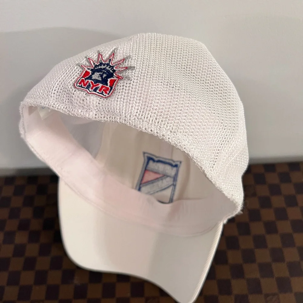 New York Rangers White and Blue Cap